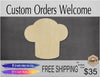 Chef Hat Wood blank cutouts kitchen decor DIY Paint #1284 - Multiple Sizes Available - Unfinished Cutout Shapes
