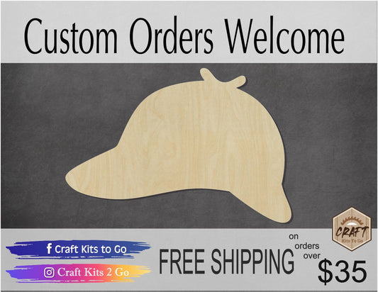 Detective Hat Cop Homicide Spy DIY paint kit Color yourself #1369 - Multiple Sizes Available - Unfinished Cutout Shapes