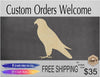 Falcon cutout Birds wood cutouts Custom name cutout animal cutouts DIY Paint kit #1452 - Multiple Sizes Available - Unfinished Cutout Shapes