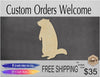 Groundhog cutouts Animal cutouts zoo animals DIY Paint kit wood blanks #1562 - Multiple Sizes Available - Unfinished Wood Cutout Shapes