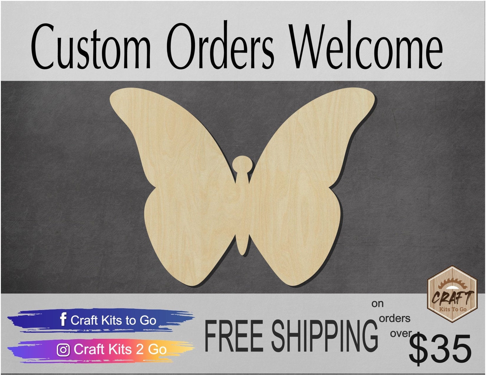 Flying Butterfly cutout wood cutouts Flying Garden Flowers animal cutouts #1485 - Multiple Sizes Available - Unfinished Wood Cutout Shapes