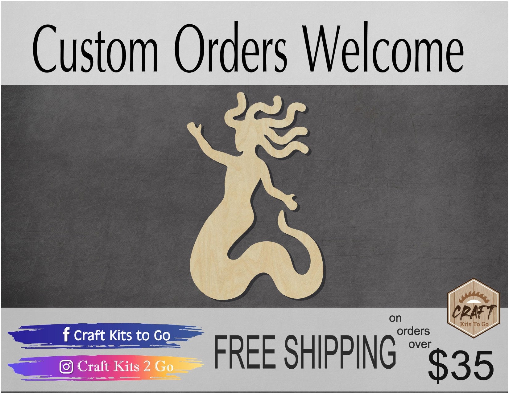 Medusa wood cutouts wood shapes DIY Paint kit #1734 - Multiple Sizes Available - Unfinished Wood Cutout Shapes