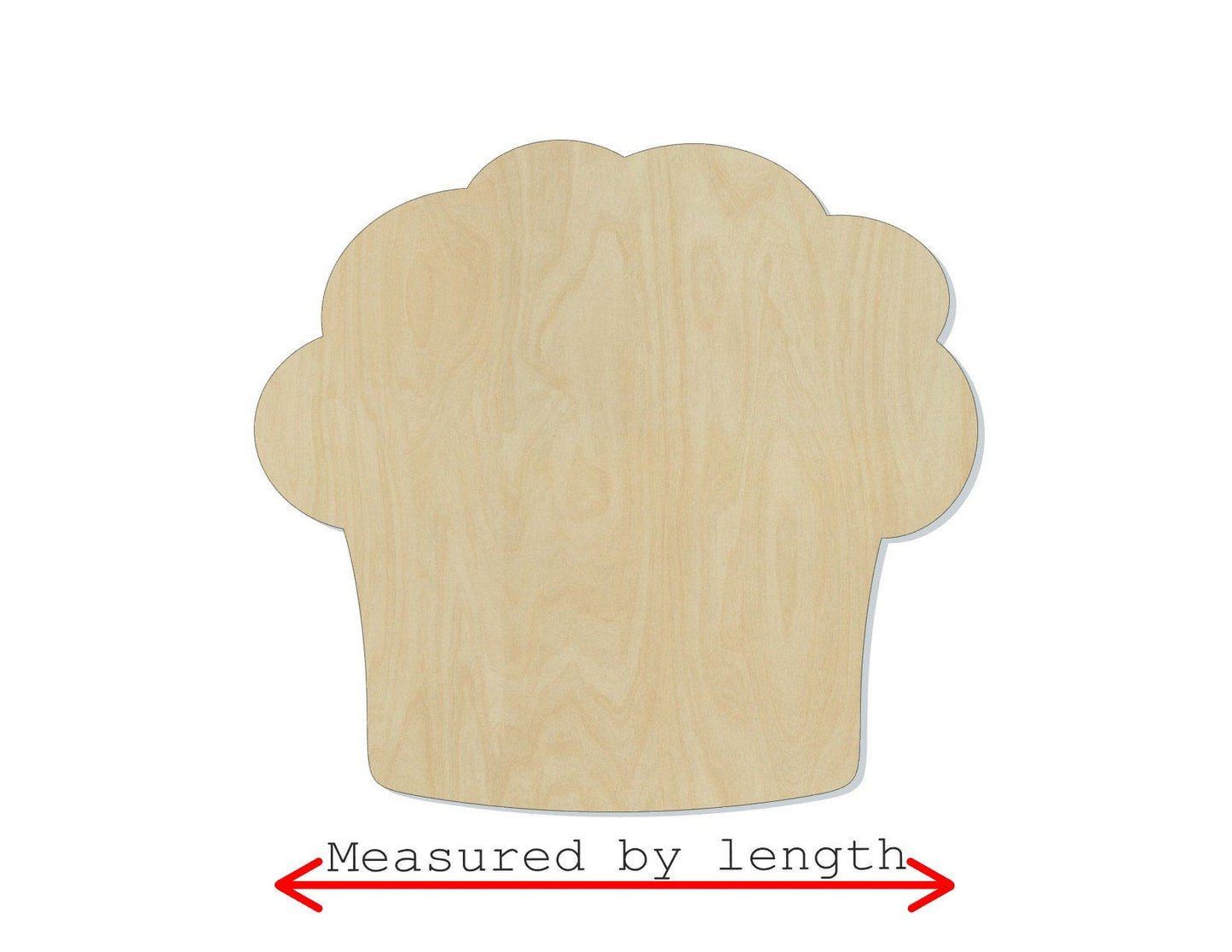 Muffin wood shape wood cutouts Food cutouts kitchen decor DIY Paint kit #1766 - Multiple Sizes Available - Unfinished Wood Cutout Shapes