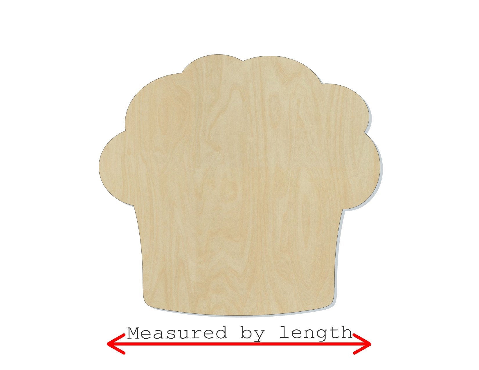 Muffin wood shape wood cutouts Food cutouts kitchen decor DIY Paint kit #1766 - Multiple Sizes Available - Unfinished Wood Cutout Shapes