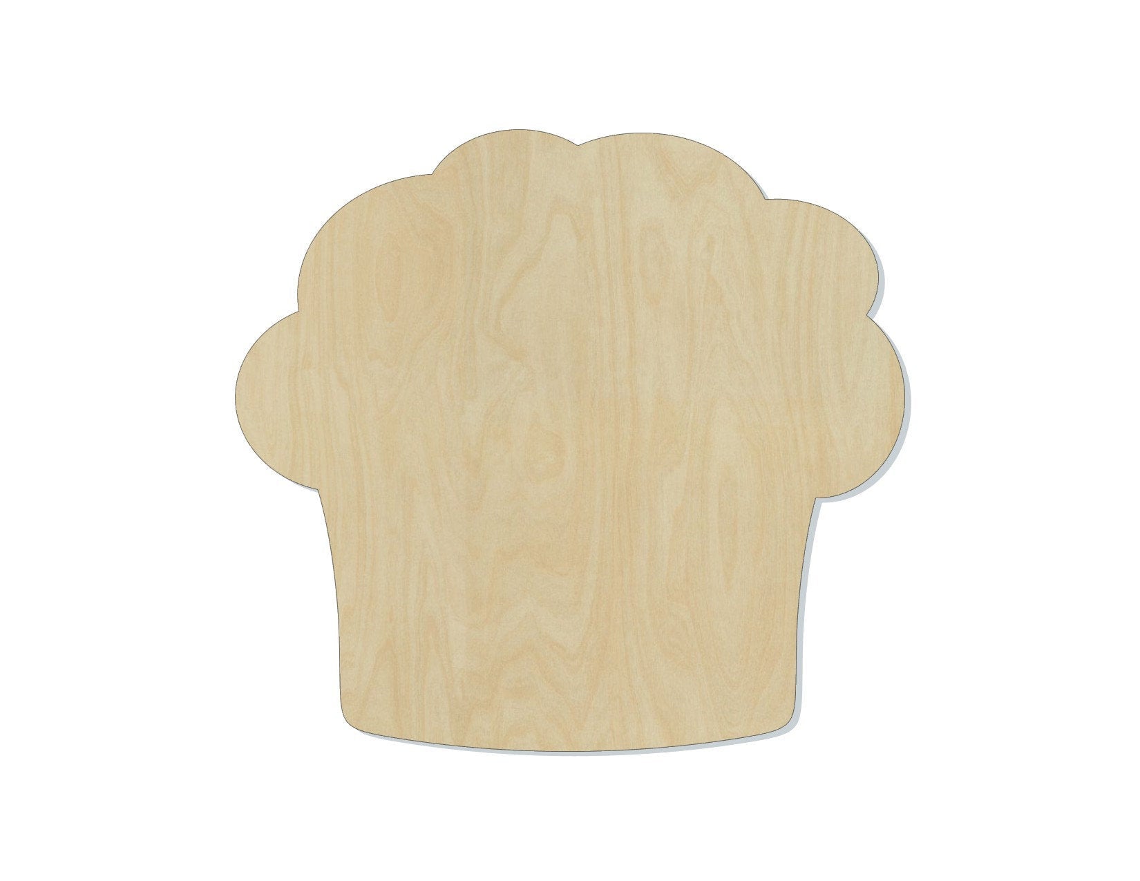 Muffin wood shape wood cutouts Food cutouts kitchen decor DIY Paint kit #1766 - Multiple Sizes Available - Unfinished Wood Cutout Shapes