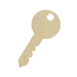Key Cutout #1019 - Multiple Sizes Available - Unfinished Wood Cutout Shapes