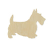 Scottish Terrier Dog Scotty Dog Wood Cutout #1025 - Multiple Sizes Available - Unfinished Wood Cutout Shapes