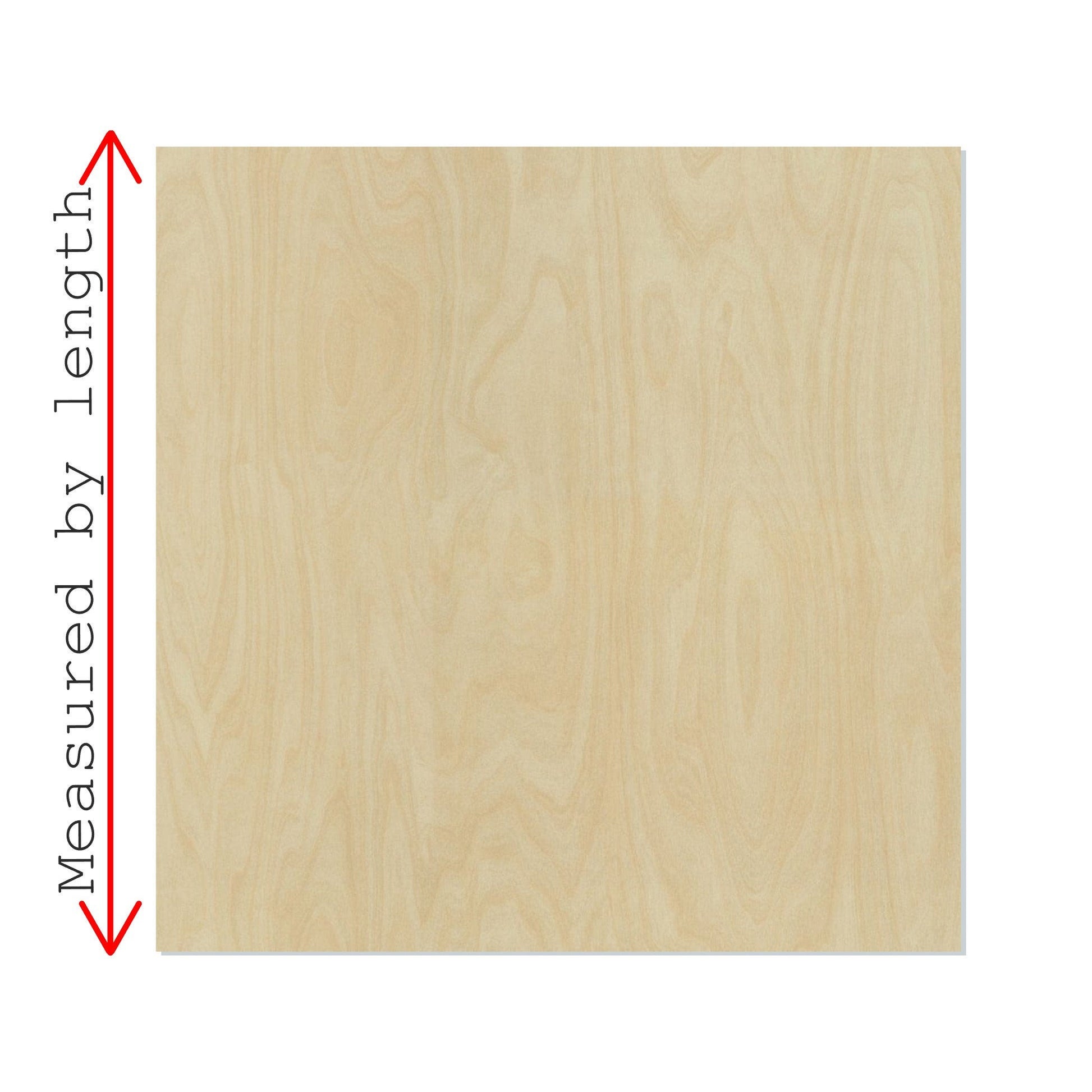 Square Wood Cutout #1030 - Multiple Sizes Available - Unfinished Wood Cutout Shapes