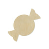 Hard Candy Cutout Candy Blank #1048 - Multiple Sizes Available - Unfinished Wood Cutout Shapes