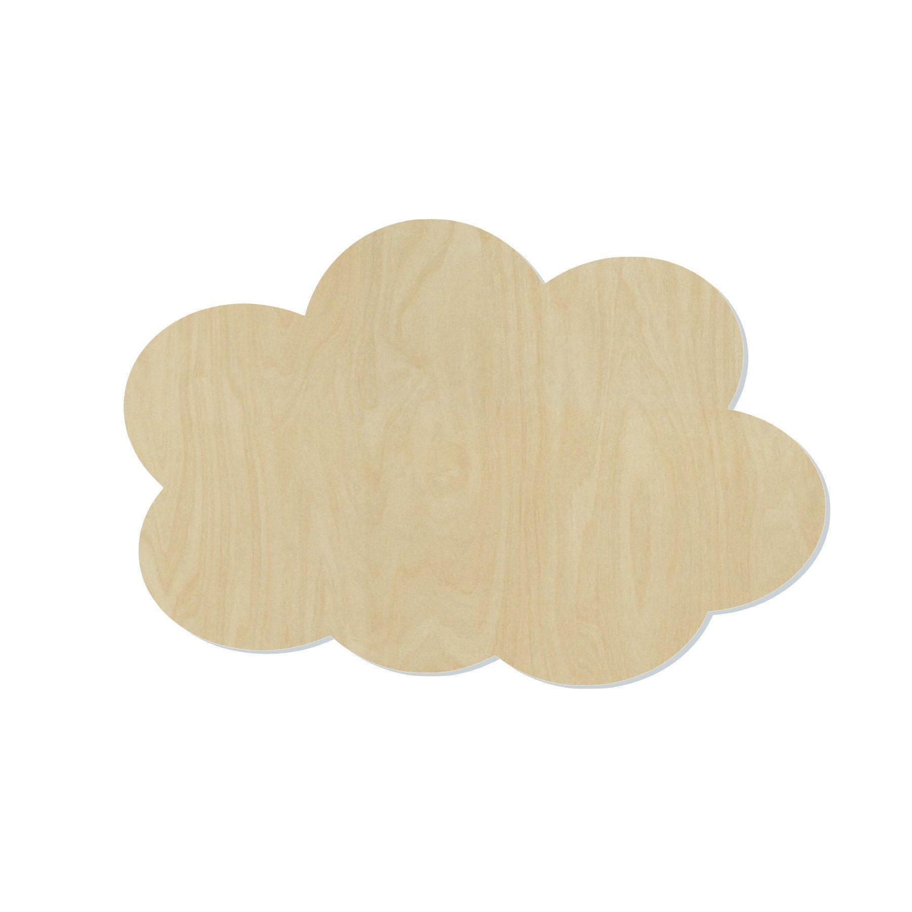 Fluffy Cloud Blank Cloud Cutout #1054 - Multiple Sizes Available - Unfinished Wood Cutout Shapes