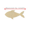 Fish Cutout Fish Blank #1061 - Multiple Sizes Available - Unfinished Wood Cutout Shapes