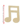 Music Note blank music camp band music cutout #1081 - Multiple Sizes Available - Unfinished Wood Cutout Shapes