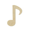 Music Note blank band music notes music cutout #1082 - Multiple Sizes Available - Unfinished Wood Cutout Shapes