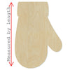 Snow Glove Blank winter snowing snow cutout #1098 - Multiple Sizes Available - Unfinished Wood Cutout Shapes