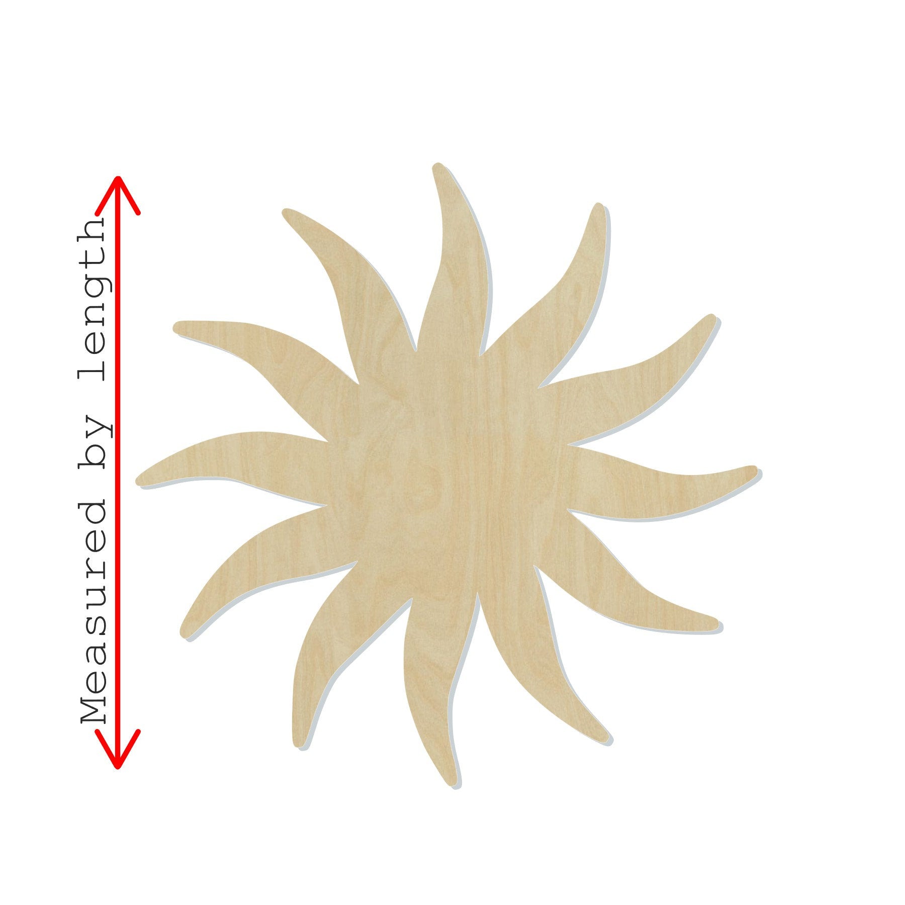 Sunshine blank summer summertime hot #1102 - Multiple Sizes Available - Unfinished Wood Cutout Shapes