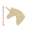 Unicorn Head Blank magic colorful DIY paint kit paint yourself Birthday #1106 - Multiple Sizes Available - Unfinished Wood Cutout Shapes