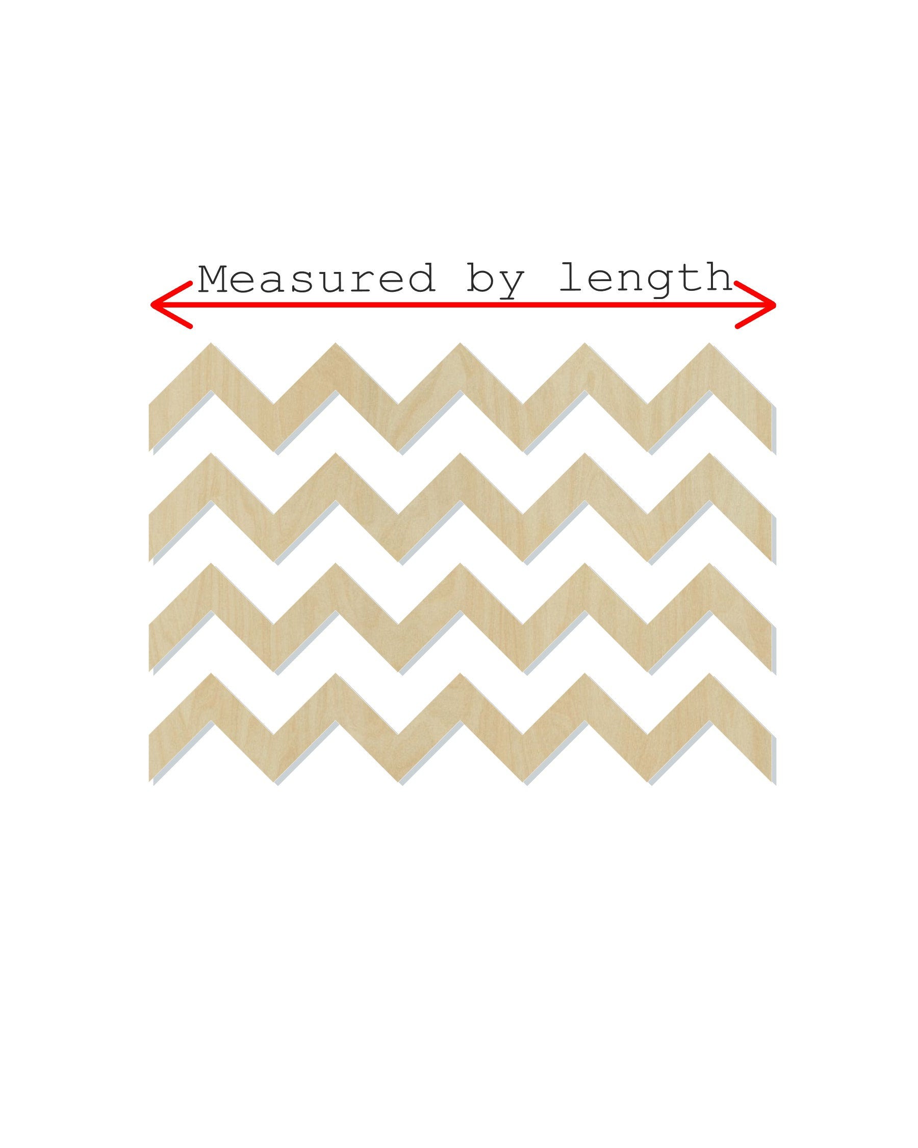 Chevron Pattern Cutout #1111 - Multiple Sizes Available - Unfinished Wood Cutout Shapes