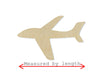 Airplane Blank Sky flying 30,000 feet #1117 - Multiple Sizes Available - Unfinished Wood Cutout Shapes