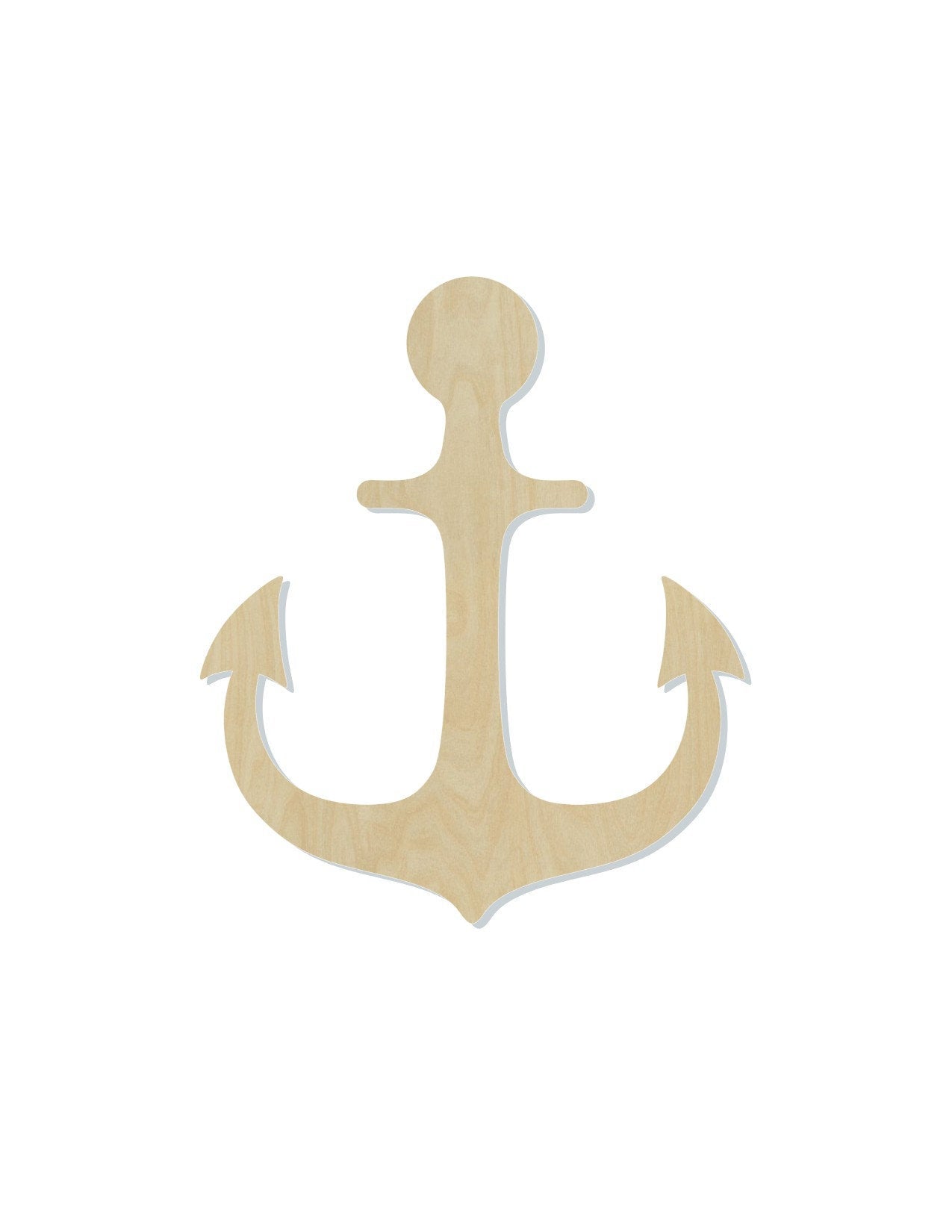 Anchor Cutout Anchor blank Navy Ship Sea #1123 - Multiple Sizes Available - Unfinished Wood Cutout Shapes