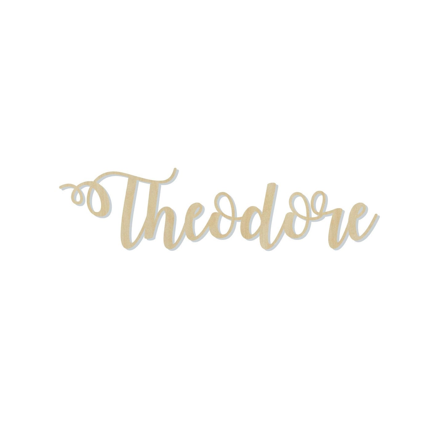 Custom Name Cutout wood words wood blank cutouts DIY Paint #2217 - Multiple Sizes Available - Unfinished Cutout Shapes