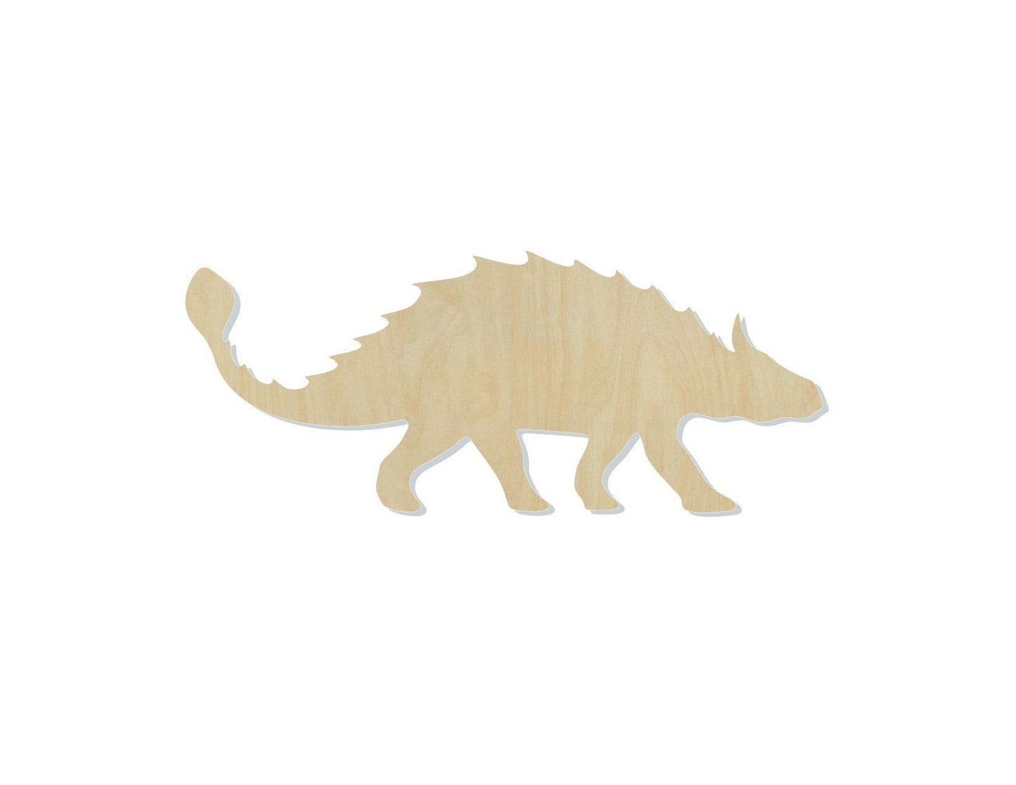 Anklosarurus Blank Dinosaur animal cutouts #1127 - Multiple Sizes Available - Unfinished Wood Cutout Shapes
