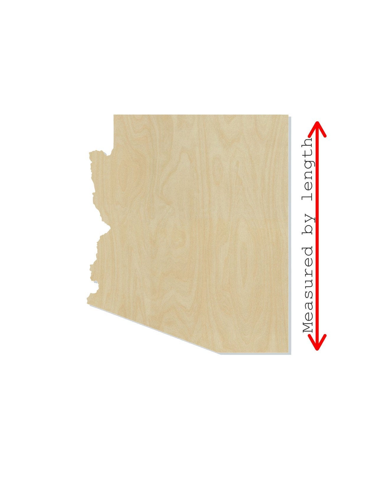 Arizona State wood blank cutout State Pride #1165 - Multiple Sizes Available - Unfinished Wood Cutout Shapes