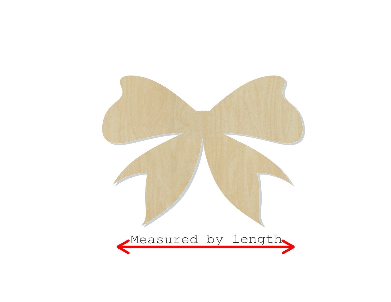 Bow Blank DIY Cutouts blanks hair bow #1198 - Multiple Sizes Available - Unfinished Cutout Shapes