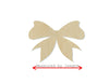 Bow Blank DIY Cutouts blanks hair bow #1198 - Multiple Sizes Available - Unfinished Cutout Shapes