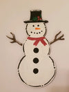 SnowMan Wood cutout Snowing Winter fun DIY paint kit #2028 - Multiple Sizes Available - Unfinished Wood Cutouts Shapes