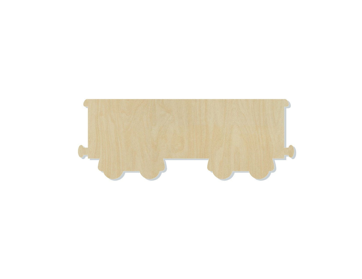 Box Car Blank wood cutouts Train #1211 - Multiple Sizes Available - Unfinished Cutout Shapes