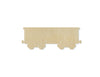 Box Car Blank wood cutouts Train #1211 - Multiple Sizes Available - Unfinished Cutout Shapes