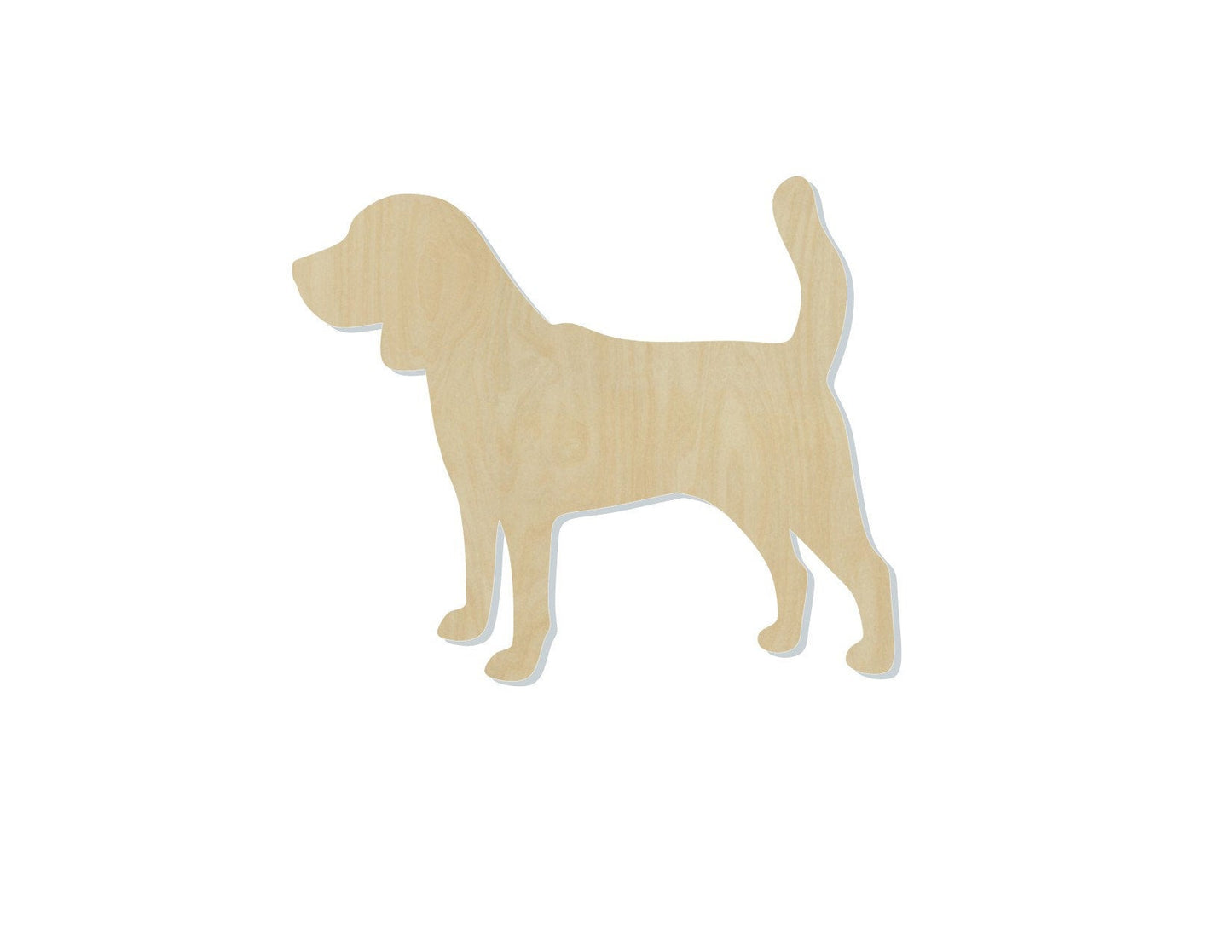 Beagle Cutout Animal blank Mans best Friend Animal cutouts #1214 - Multiple Sizes Available - Unfinished Cutout Shapes