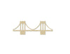 Brooklyn Bridge New York NY City Bridge cutout #1225 - Multiple Sizes Available - Unfinished Wood Cutout Shapes