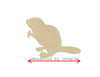 Beaver Blank wood cutout Animal blanks Animal cutouts zoo animals #1228 - Multiple Sizes Available - Unfinished Wood Cutout Shapes