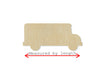 Bus Shape wood blank cutouts Back to School School bus #1240 - Multiple Sizes Available - Unfinished Wood Cutout Shapes