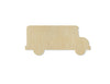 Bus Shape wood blank cutouts Back to School School bus #1240 - Multiple Sizes Available - Unfinished Wood Cutout Shapes