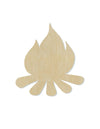 Campfire wood cutouts blank camping fires boy scouts #1250 - Multiple Sizes Available - Unfinished Wood Cutout Shapes