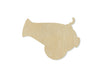 Cannon blank wood cutouts DIY Paint Cannon Ball #1258 - Multiple Sizes Available - Unfinished Wood Cutout Shapes