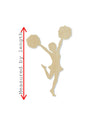 Cheer Leader DIY Paint blank wood cutouts Sports #1281 - Multiple Sizes Available - Unfinished Cutout Shapes