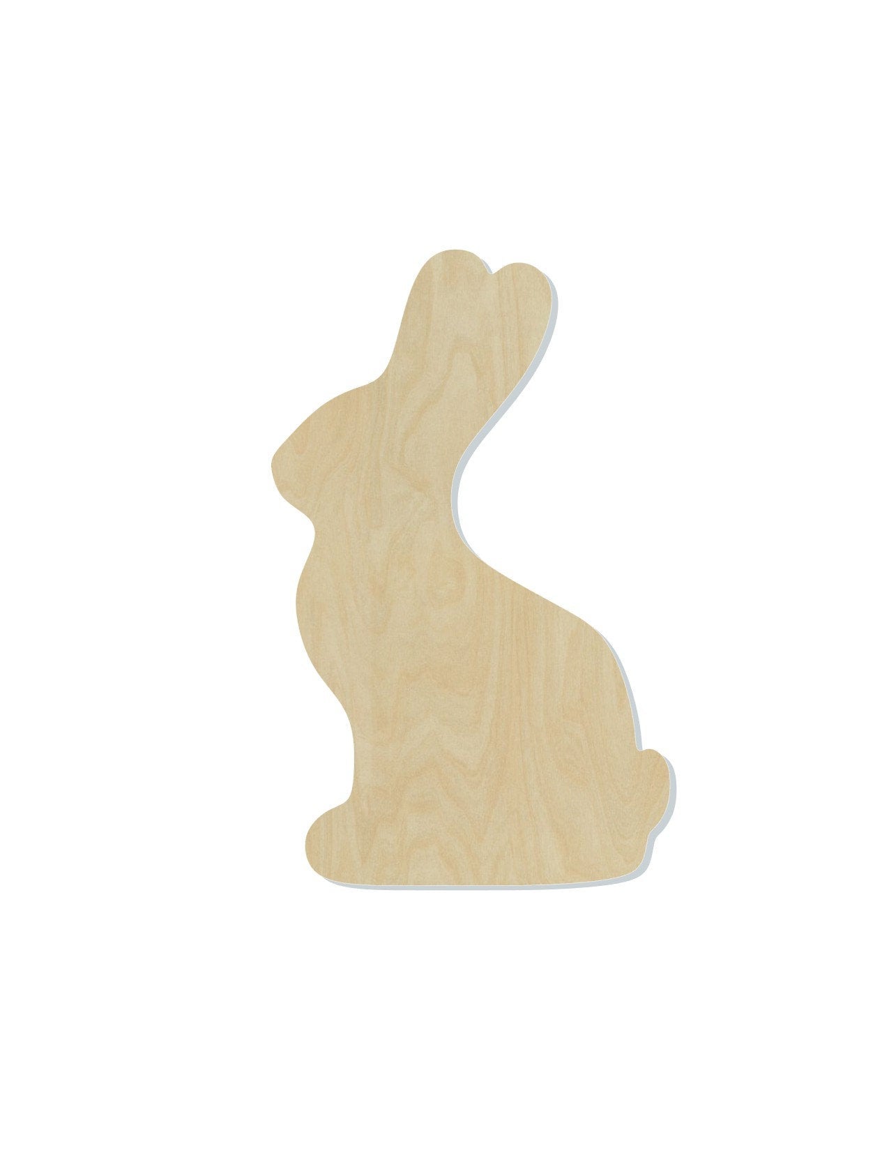 Chocolate Bunny Wood cutouts blank Easter Easter Day Paint yourself Paint kit #1307 - Multiple Sizes Available - Unfinished Cutout Shapes