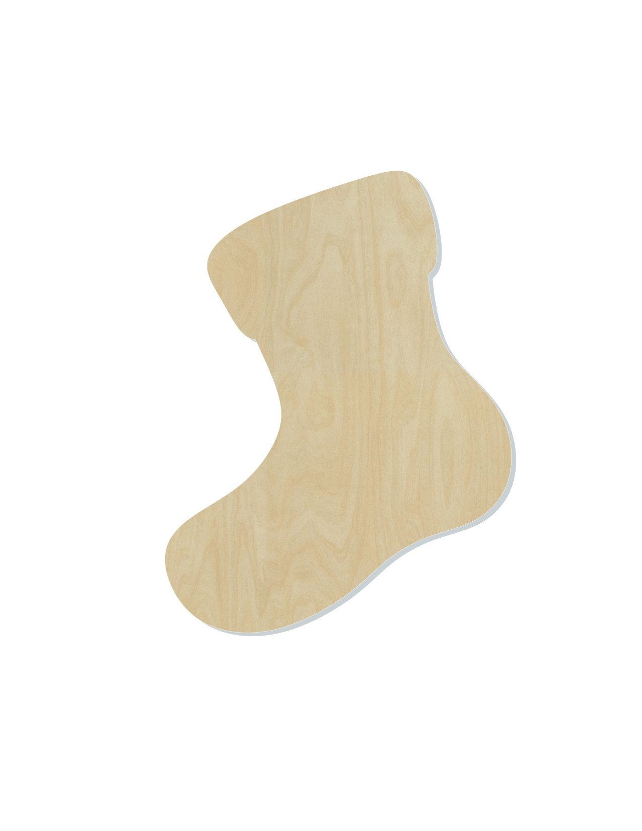 Christmas Stocking Christmas Craft Christmas decoration paint yourself DIY #1313 - Multiple Sizes Available - Unfinished Cutout Shapes
