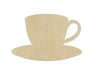 Coffee Cup blank wood cutouts Kitchen Decor DIY Paint Kit Paint yourself #1319 - Multiple Sizes Available - Unfinished Cutout Shapes