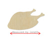 Cooked Turkey Thanksgiving Give Thanks Thanksgiving Craft Paint kit DIY #1323 - Multiple Sizes Available - Unfinished Cutout Shapes