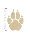 Cougar Paw blank wood cutouts animal cutouts animal blanks zoo animals DIY #1328 - Multiple Sizes Available - Unfinished Cutout Shapes