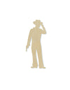 Cowboy Blank wood cutouts Farmer Farm Rancher Ranch DIY Paint kit #1332 - Multiple Sizes Available - Unfinished Cutout Shapes