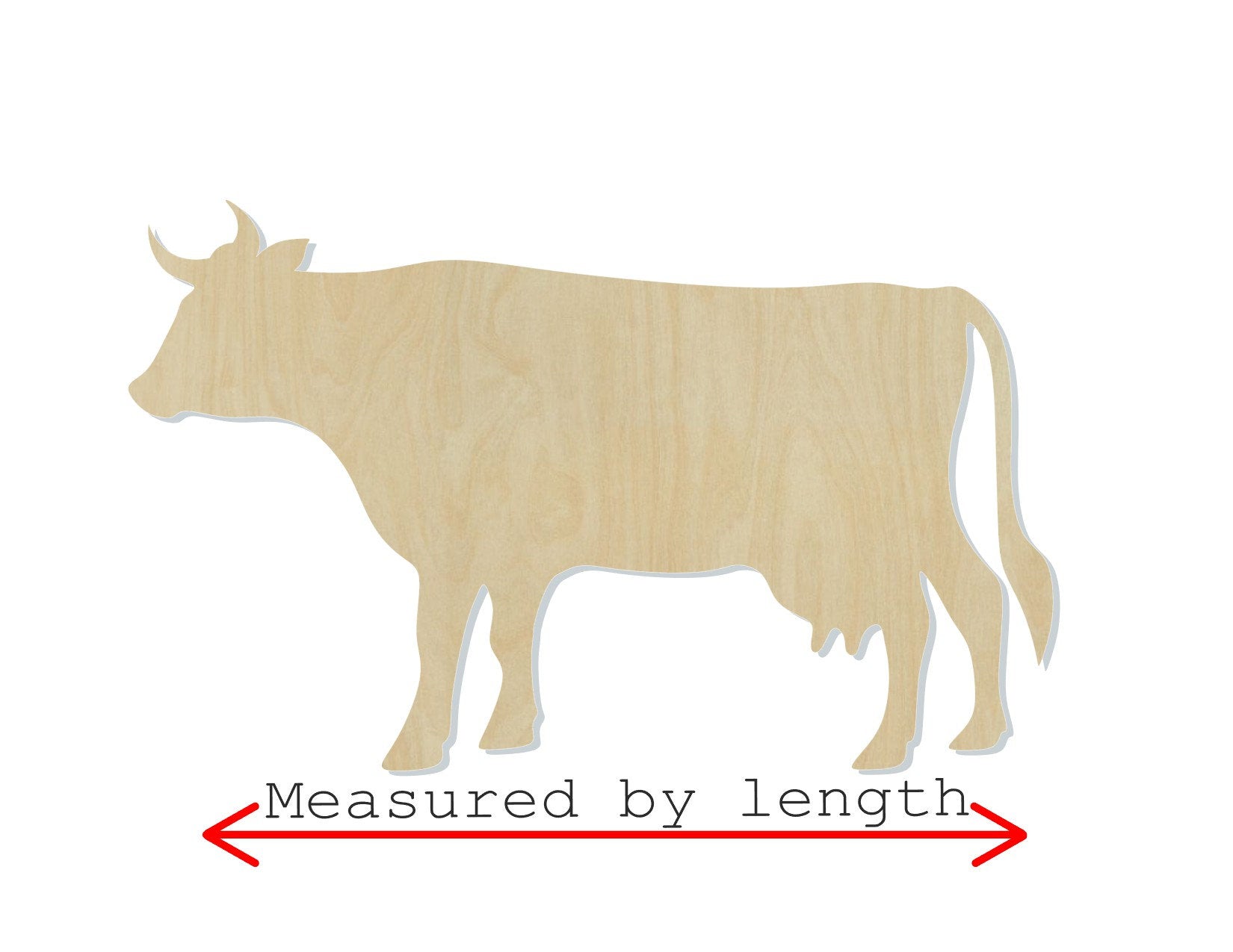 Cow cutout blank wood cutouts, farm animals animal cutouts DIY Paint #1336 - Multiple Sizes Available - Unfinished Cutout Shapes