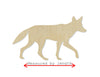 Coyote wood blank cutouts DIY Paint kit Animal cutouts Animal Blanks #1339 - Multiple Sizes Available - Unfinished Cutout Shapes