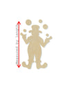 Clown blank wood cutouts Circus Juggling DIY Paint Kit Paint yourself #1341 - Multiple Sizes Available - Unfinished Cutout Shapes