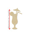 Cocktail Drink diy paint kit good times wood blank cutouts #1348 - Multiple Sizes Available - Unfinished Cutout Shapes