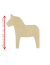 Dala Horse animal cutouts zoo animals pinata diy paint kits #1362 - Multiple Sizes Available - Unfinished Cutout Shapes